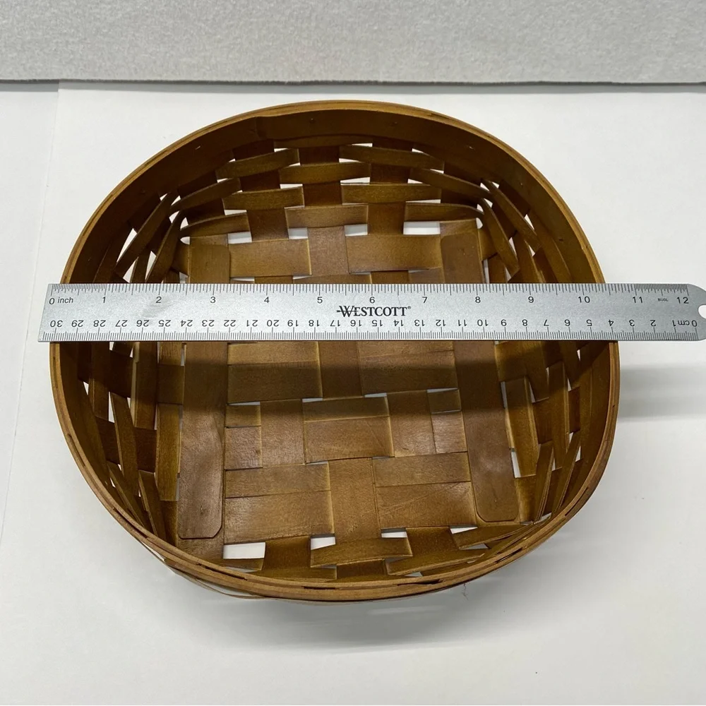 Heritage Mint Ltd. Canadian Maple Woven Basket 10 inch Organization Home Decor